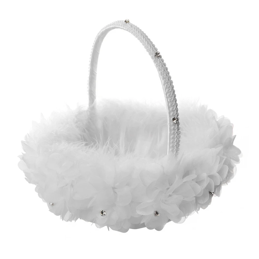 1pcs Elegant White Romantic Wedding Supplies Wedding Supplies Storage Basket for Floral Girl Basket Bridal Shower Party
1pcs Elegant White Romantic Wedding Supplies Wedding Supplies Storage Basket for Floral Girl Basket Bridal Shower Party