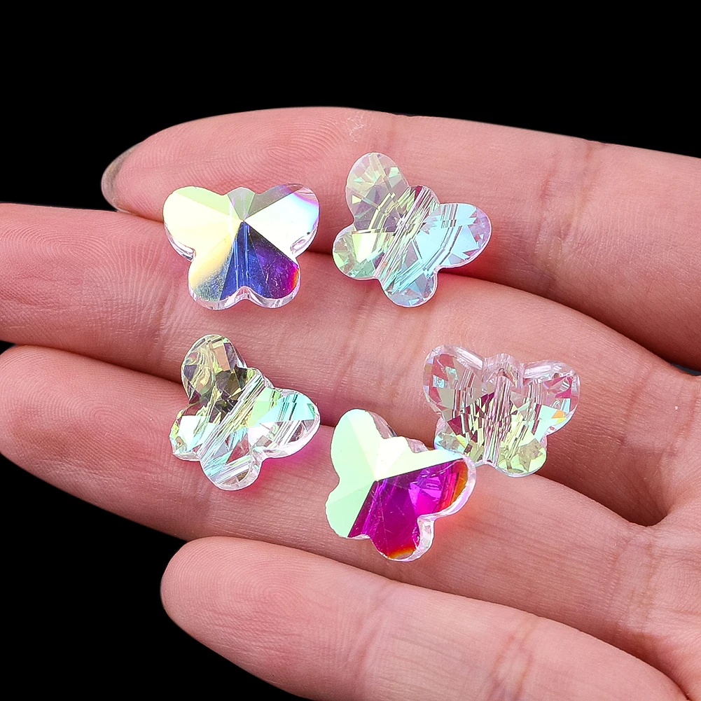 Charming Colorful Butterfly Beads Crystal Refractive Glass Ethereal Prism Refractive for DIY Necklace Brooch Wall Art
Charming Colorful Butterfly Beads Crystal Refractive Glass Ethereal Prism Refractive for DIY Necklace Brooch Wall Art