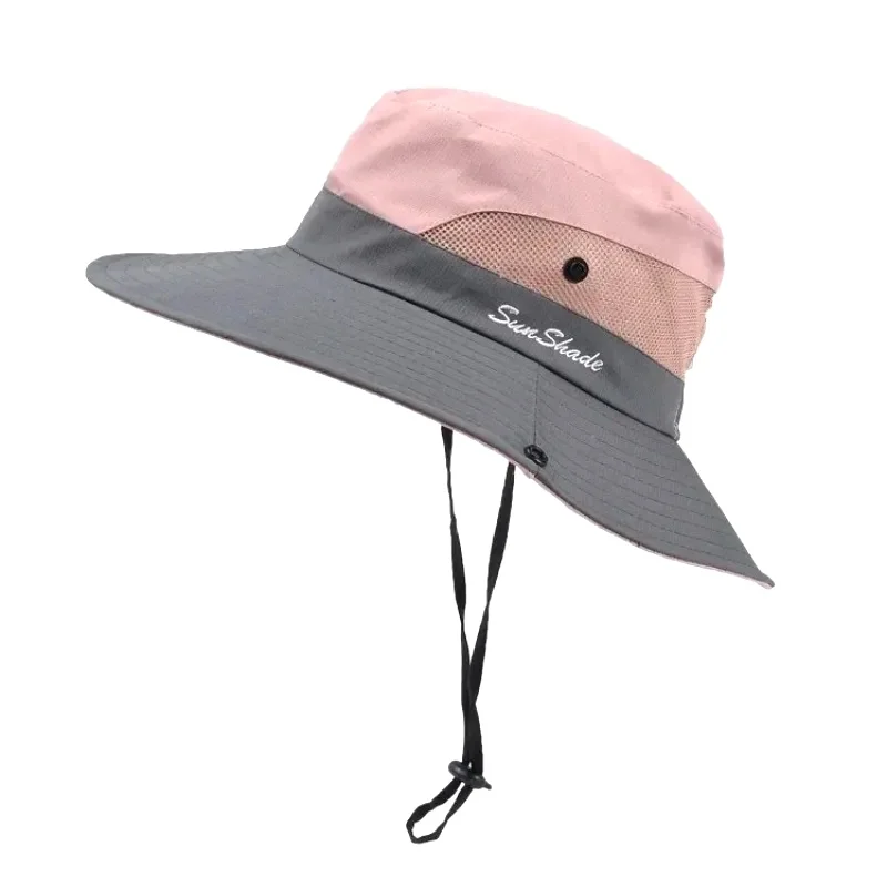 Unisex Wide Brim Sun Hat Waterproof Breathable Mesh Bucket Hat with Chin Strap for Outdoor Fishing Hiking
Unisex Wide Brim Sun Hat Waterproof Breathable Mesh Bucket Hat with Chin Strap for Outdoor Fishing Hiking