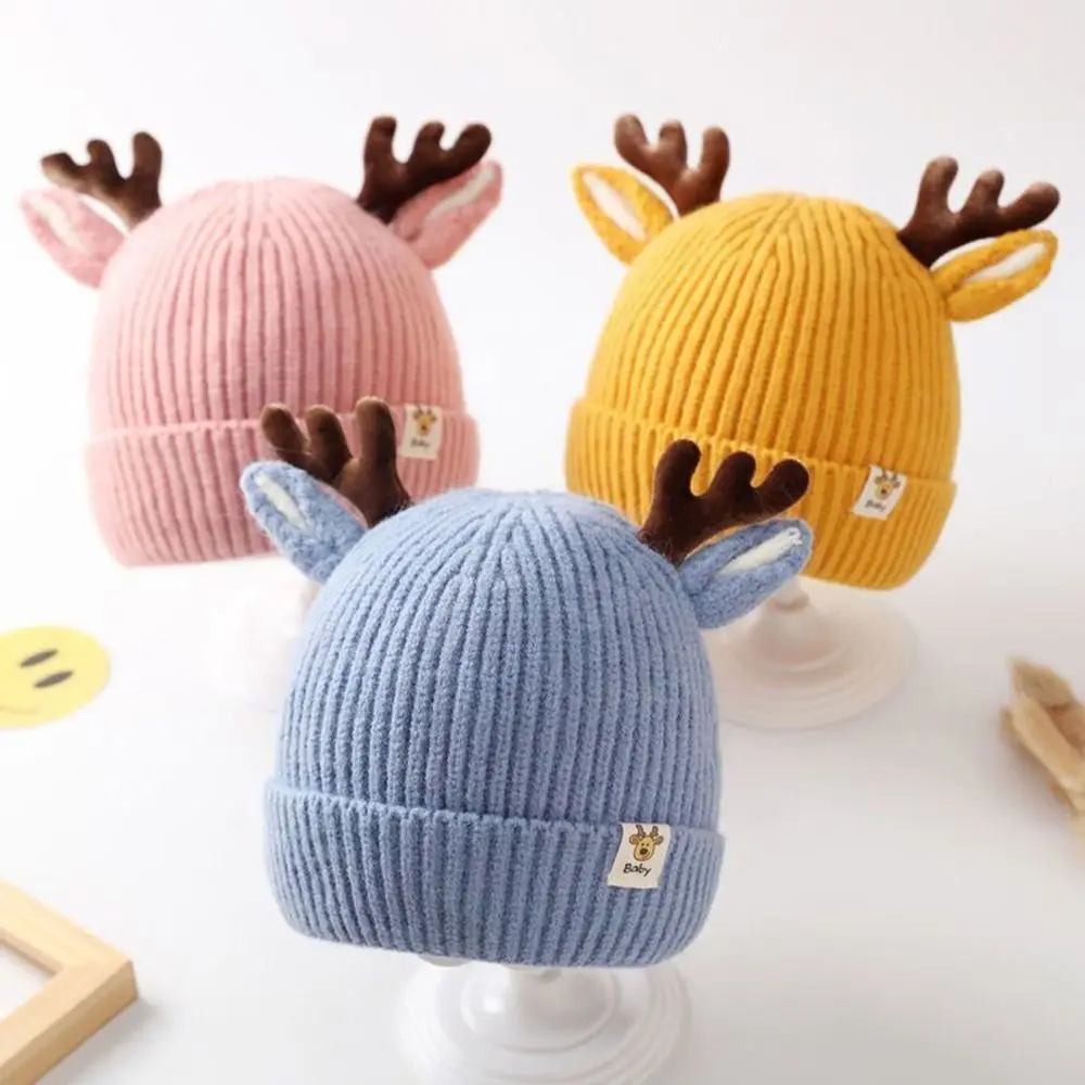 New Elk Antlers Baby Wool Hat Windproof Thickened Ear Protection Hats Cold Proof Pullover Princess Cap Autumn Winter
New Elk Antlers Baby Wool Hat Windproof Thickened Ear Protection Hats Cold Proof Pullover Princess Cap Autumn Winter