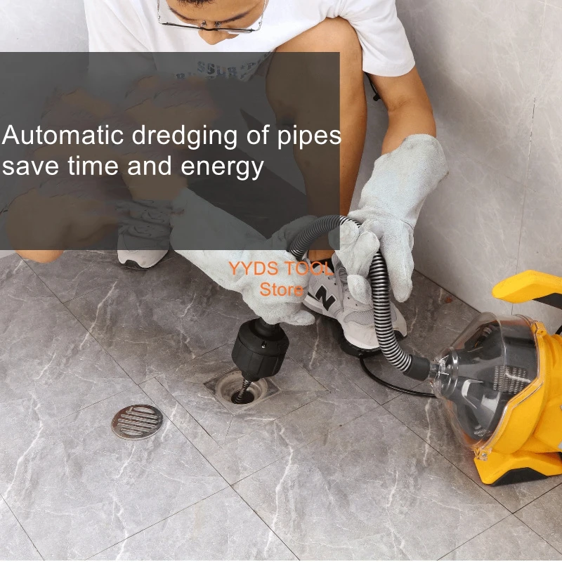AT50 household automatic pipe clearing machine sewer pipe clearing artifact kitchen floor drain clearing tool
AT50 household automatic pipe clearing machine sewer pipe clearing artifact kitchen floor drain clearing tool