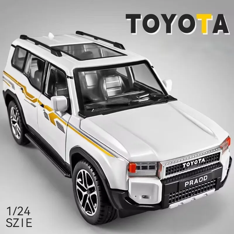 1/24 Toyota 2024 PRADO Land Cruiser Lc250 Alloy Car Model Diecast Metal Toy Off-road Vehicle Car Model Sound and Light Kids Gift
1/24 Toyota 2024 PRADO Land Cruiser Lc250 Alloy Car Model Diecast Metal Toy Off-road Vehicle Car Model Sound and Light Kids Gift