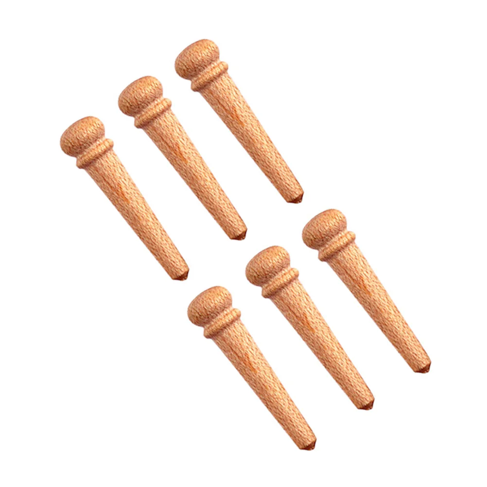6 PCS Maple Bridge String Pegs for Folk Acoustic Guitar Musical Stringed Instruments Guitar Parts Accessories
6 PCS Maple Bridge String Pegs for Folk Acoustic Guitar Musical Stringed Instruments Guitar Parts Accessories