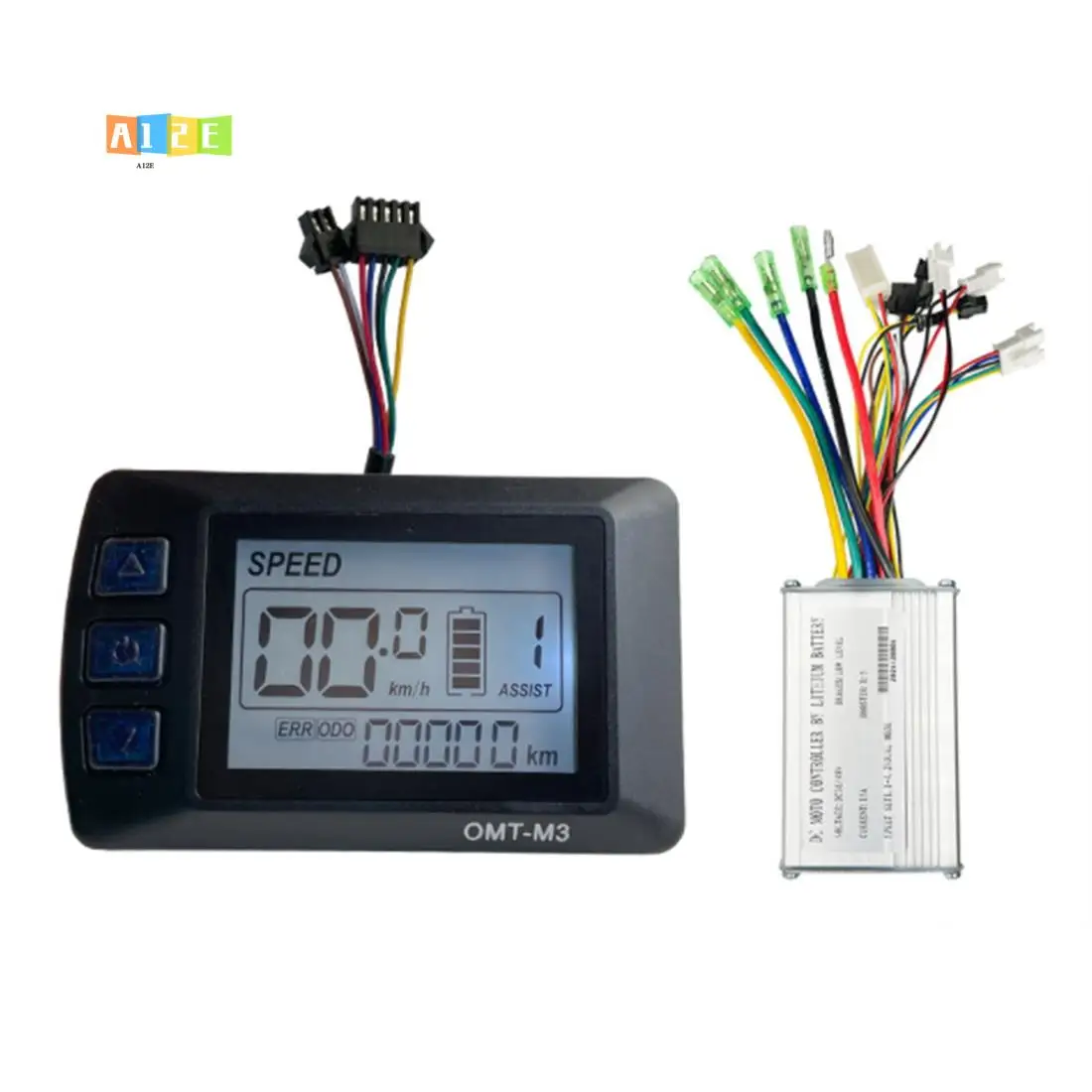 A12E-Ebike JN 15A Square Wave SM With Light Controller OMT-M3 Display For 36V/48V 250W/350W Electric Mountain Bike Kit
A12E-Ebike JN 15A Square Wave SM With Light Controller OMT-M3 Display For 36V/48V 250W/350W Electric Mountain Bike Kit