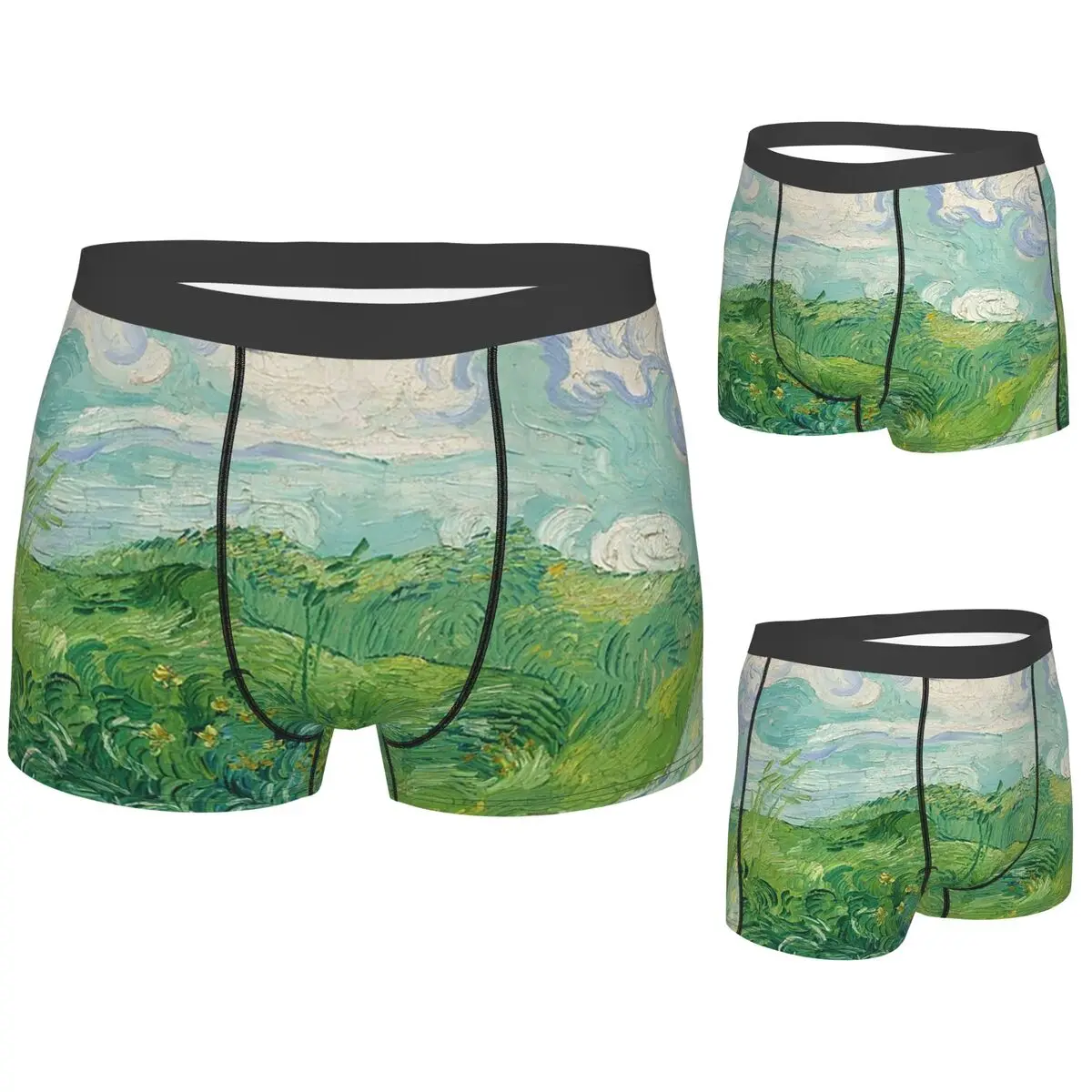 Трусы-боксеры, шорты Green Wheat Fields, Auvers, Vincent Van Gogh, мужские мягкие трусы для Homme, мужской подарок бойфренду
Трусы-боксеры, шорты Green Wheat Fields, Auvers, Vincent Van Gogh, мужские мягкие трусы для Homme, мужской подарок бойфренду