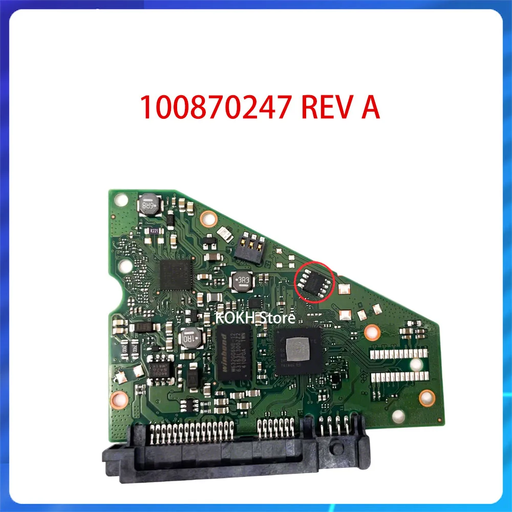 100870247 REV A Seagate Hard Drive Electrical Circuit Board (replacing The Circuit Board Requires Exchanging BIOS Chips)
100870247 REV A Seagate Hard Drive Electrical Circuit Board (replacing The Circuit Board Requires Exchanging BIOS Chips)