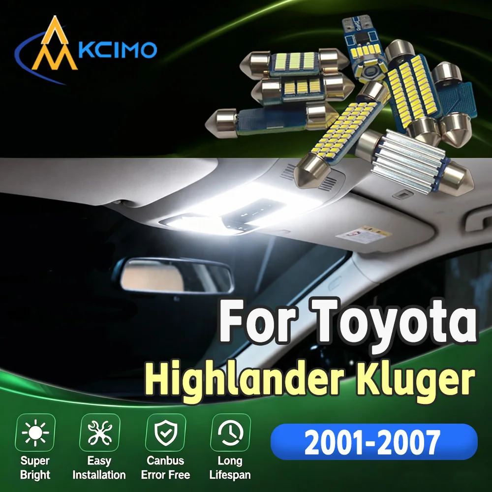 For Toyota Highlander Kluger 2001-2007 Vehicle Specific Canbus LED Interior Map Light Bulbs Easy Install Indoor Lamp Accessories
For Toyota Highlander Kluger 2001-2007 Vehicle Specific Canbus LED Interior Map Light Bulbs Easy Install Indoor Lamp Accessories