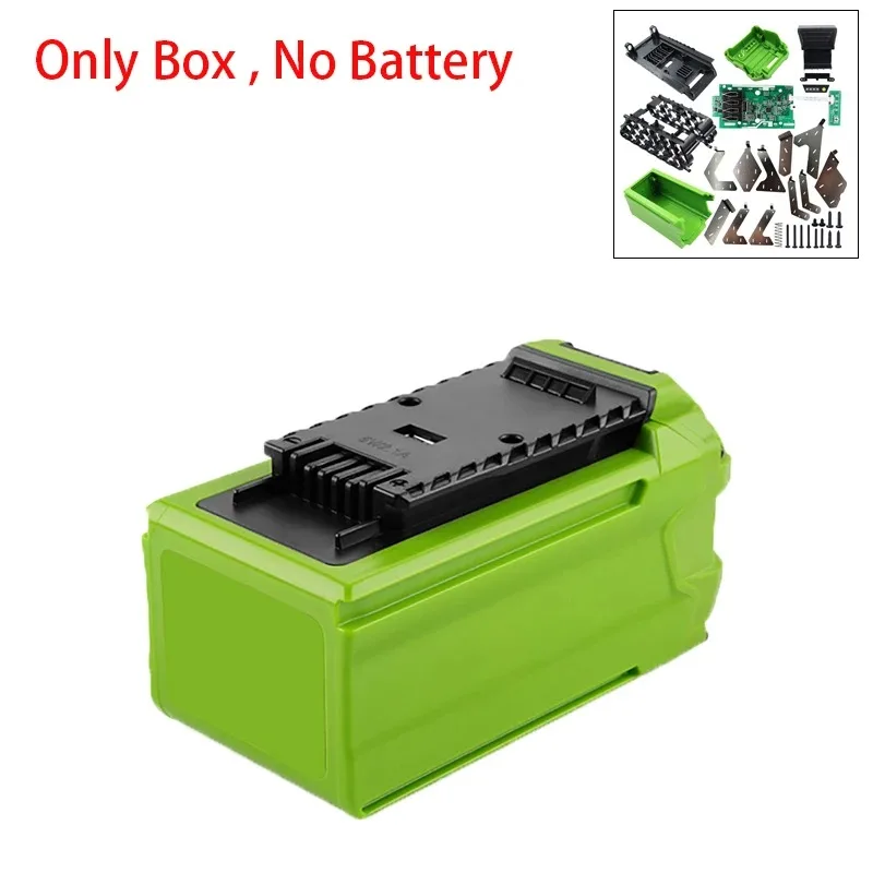 For Greenworks 40V Lawn Mower Battery PCB Charging Protection Circuit Board Housing 20*18650 Lithium Ion Battery Plastic Housing
For Greenworks 40V Lawn Mower Battery PCB Charging Protection Circuit Board Housing 20*18650 Lithium Ion Battery Plastic Housing