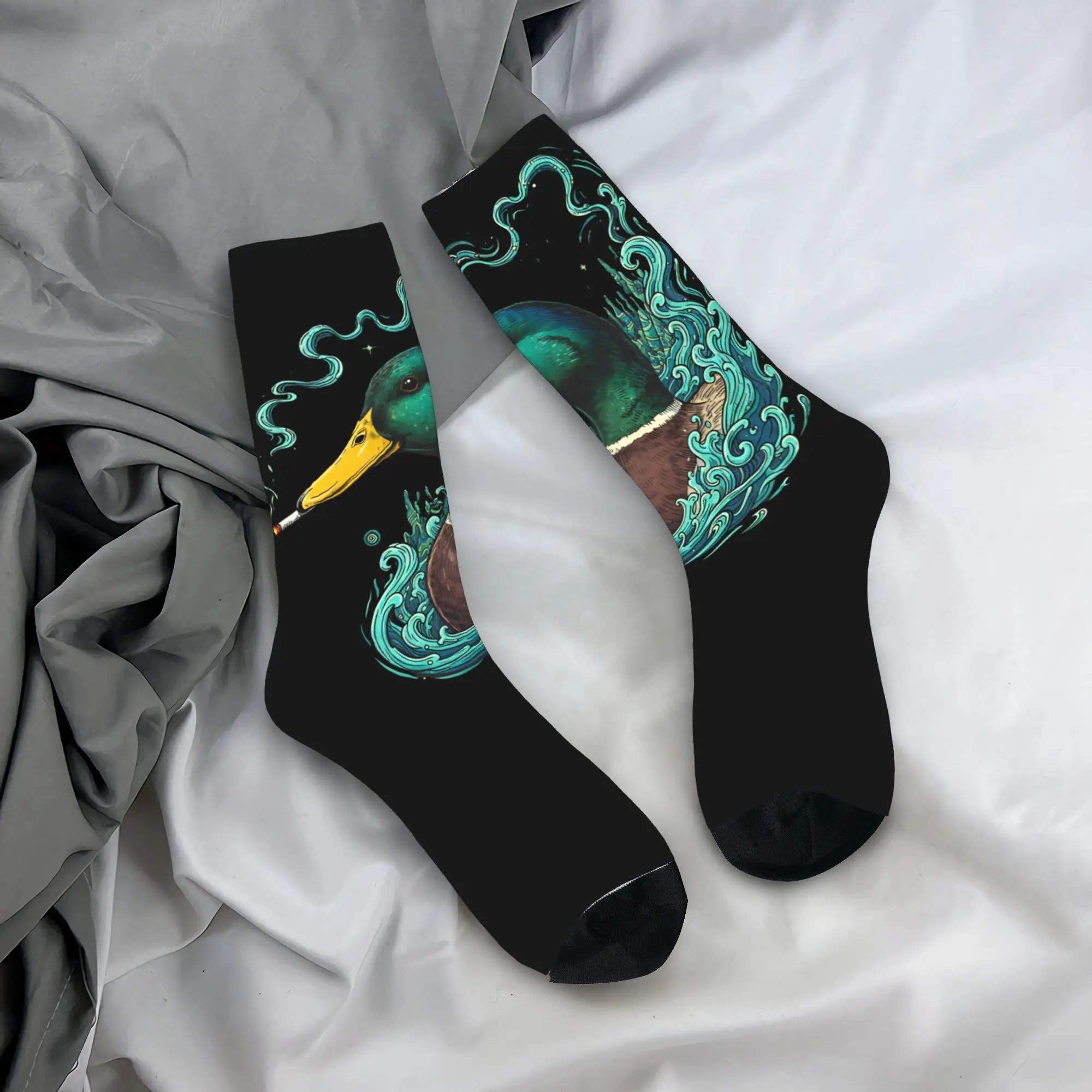Mallard Duck Smoking Cigarette Socks Novelty Stockings Couple Quality Running Sports Socks Winter Graphic Non Skid Socks
Mallard Duck Smoking Cigarette Socks Novelty Stockings Couple Quality Running Sports Socks Winter Graphic Non Skid Socks