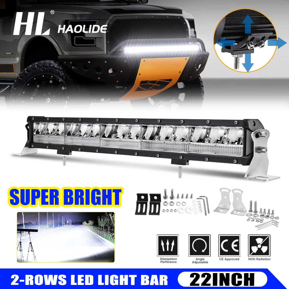HAOLIDE прямые 22-дюймовые светодиодные фонари заднего хода 8D 2-рядные точечные и прожекторные балки для внедорожников, грузовиков, кроссоверов, квадроциклов, тракторов, автомобилей, лодок
HAOLIDE прямые 22-дюймовые светодиодные фонари заднего хода 8D 2-рядные точечные и прожекторные балки для внедорожников, грузовиков, кроссоверов, квадроциклов, тракторов, автомобилей, лодок