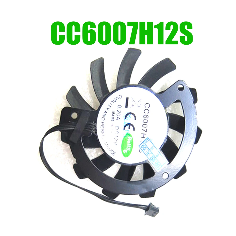 Replacement MINI PC Case Cover Fan CC6007H12S Compatible GFY06007H12S DC12V 0.2A New
Replacement MINI PC Case Cover Fan CC6007H12S Compatible GFY06007H12S DC12V 0.2A New