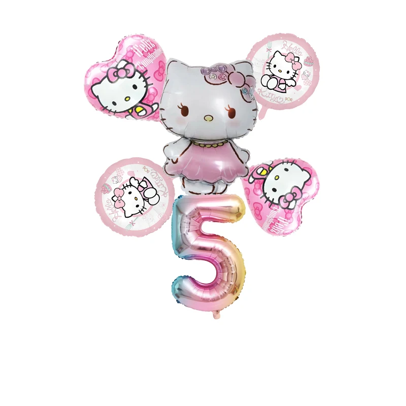 *Pink Hello Kitty Foil Balloon Set, Color-Changing Numbers, Girls' Birthday Party Decoration, KT Cat Helium Inflatable Balloons,
*Pink Hello Kitty Foil Balloon Set, Color-Changing Numbers, Girls' Birthday Party Decoration, KT Cat Helium Inflatable Balloons,
