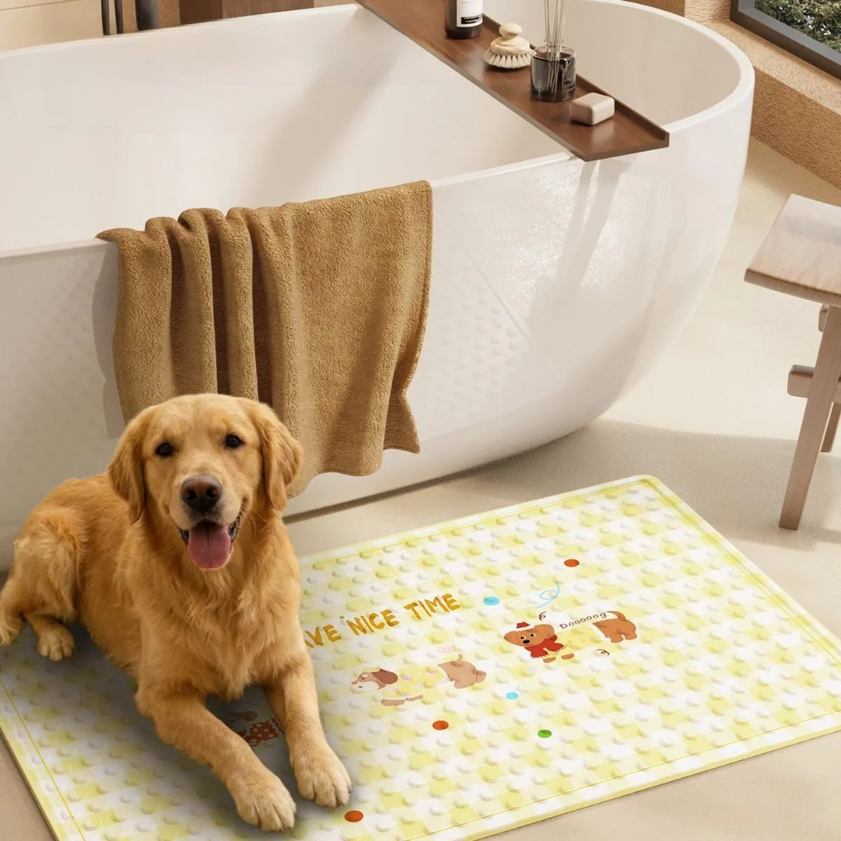 Bathroom Pet Bathing Anti-Slip Mat Waterproof Suction Cup Pad Dog Bath Foot Mat Slip Resistant Pet Grooming Supplies
Bathroom Pet Bathing Anti-Slip Mat Waterproof Suction Cup Pad Dog Bath Foot Mat Slip Resistant Pet Grooming Supplies