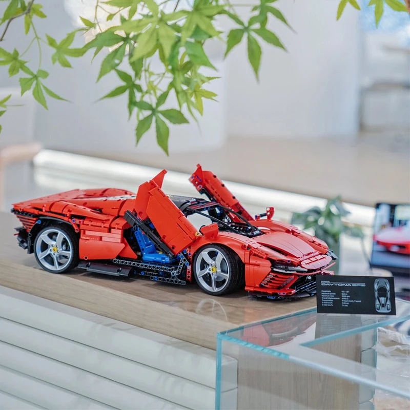 3778 pieces Super Sport Car building block 1:8 Moc Technical model, SP3 Hyper car,toy enjoyed by boys assembly kits as gifts
3778 pieces Super Sport Car building block 1:8 Moc Technical model, SP3 Hyper car,toy enjoyed by boys assembly kits as gifts