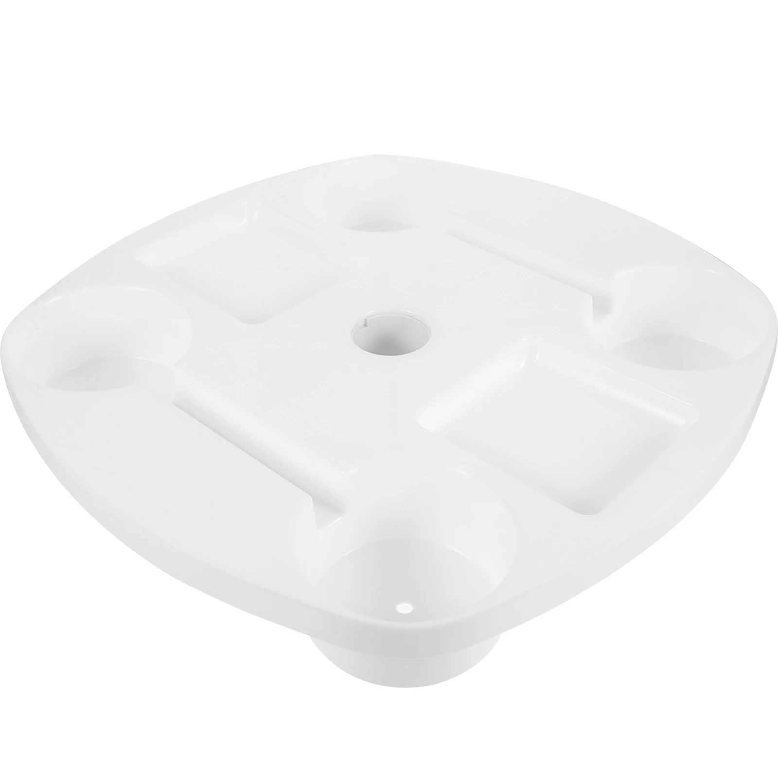 Plastic Umbrella Table Tray 37x37x5.2cm White Cup Holder Portable Patio Beach Supplies Outdoor Kitchen Umbrella Tray Rack Drink
Plastic Umbrella Table Tray 37x37x5.2cm White Cup Holder Portable Patio Beach Supplies Outdoor Kitchen Umbrella Tray Rack Drink