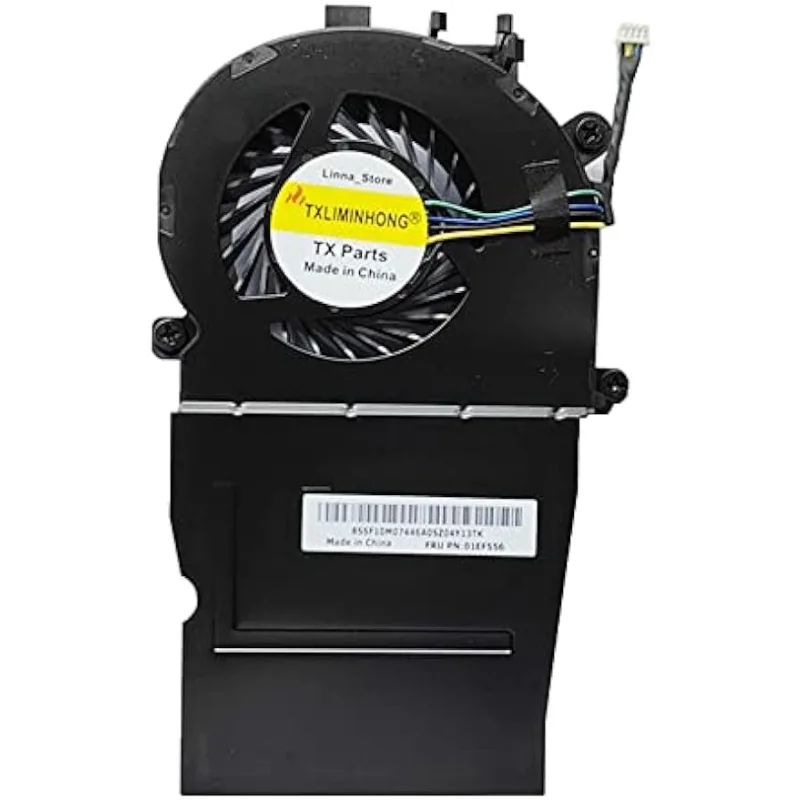CPU Cooling Fan for Lenovo ThinkCentre M710q M910q M910X 01EF556 BAZA0815B2U P009 DC12V 0.8A(Note:not fit for 01MN630)
CPU Cooling Fan for Lenovo ThinkCentre M710q M910q M910X 01EF556 BAZA0815B2U P009 DC12V 0.8A(Note:not fit for 01MN630)