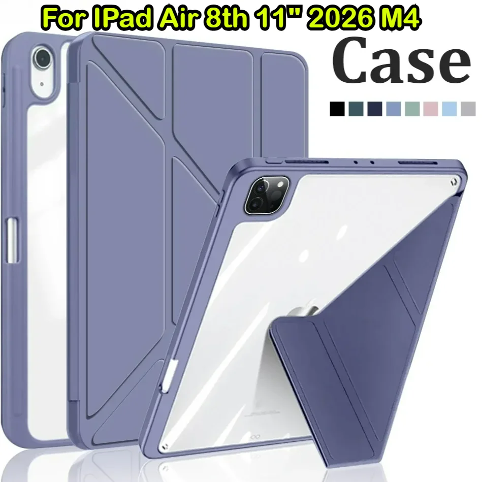2026 for IPad Case Air 8 11 M4 Pro 11 13 M5 M3 M2 12th 11th 11" 10th 10.9 7/8/9th 10.2 9.7 Mini 6 7 8.3 Cover Tablet Accessories
2026 for IPad Case Air 8 11 M4 Pro 11 13 M5 M3 M2 12th 11th 11" 10th 10.9 7/8/9th 10.2 9.7 Mini 6 7 8.3 Cover Tablet Accessories