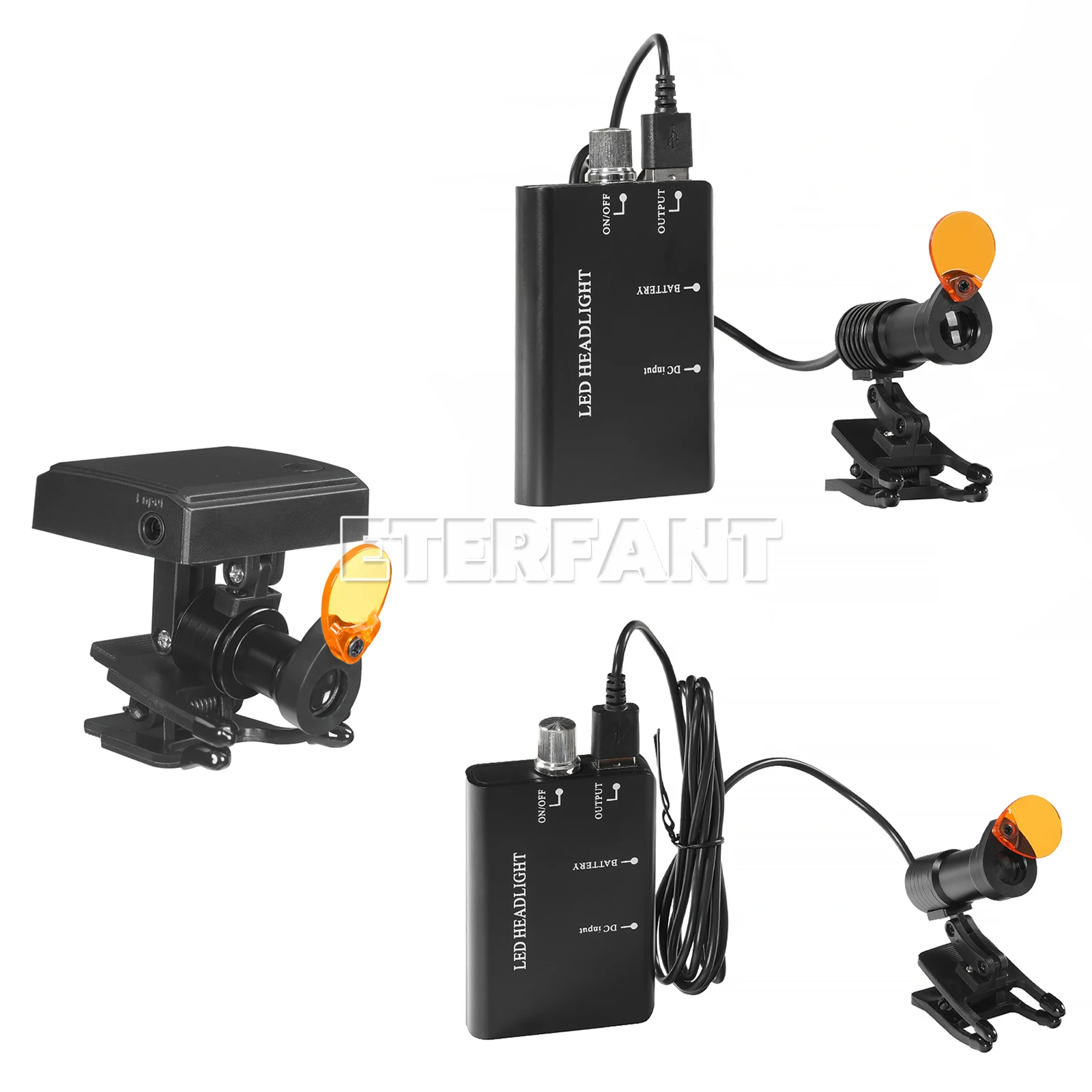 Стоматологический налобный светодиодный фонарь ETERFANT 5 Вт с металлическим зажимом и фильтром для бинокулярных луп, беспроводной, 3 режима
Стоматологический налобный светодиодный фонарь ETERFANT 5 Вт с металлическим зажимом и фильтром для бинокулярных луп, беспроводной, 3 режима