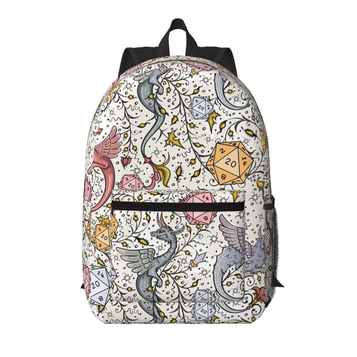 Medieval Dragon And D20 Dice Dnd Pattern Student Backpack School Bag Hiking Travel Daypack for Men Women Bookbag Shoulder Bags
Medieval Dragon And D20 Dice Dnd Pattern Student Backpack School Bag Hiking Travel Daypack for Men Women Bookbag Shoulder Bags