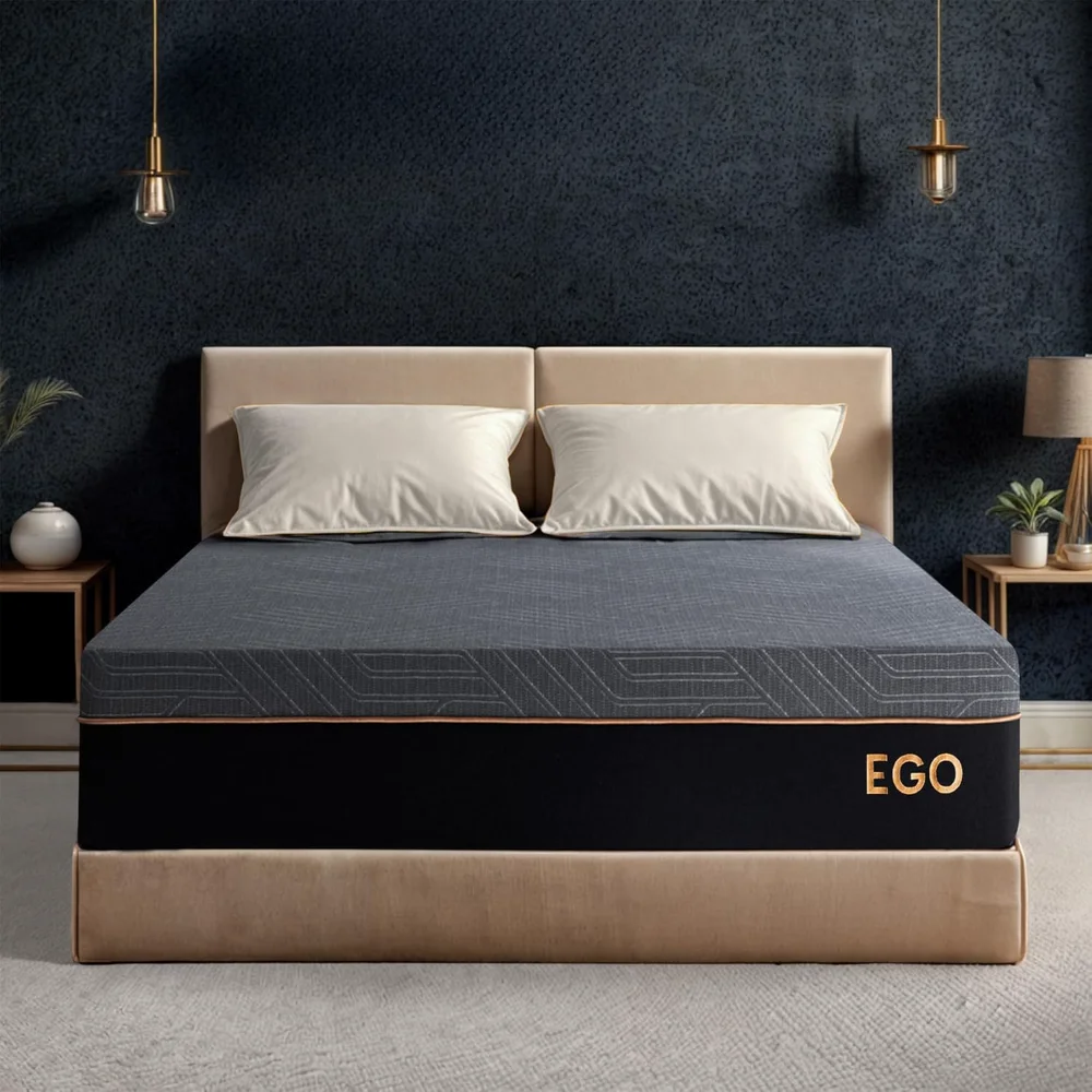 EGOHOME Queen Mattress, Copper Gel Cooling Memory Foam Mattress for Back Pain Relief
EGOHOME Queen Mattress, Copper Gel Cooling Memory Foam Mattress for Back Pain Relief