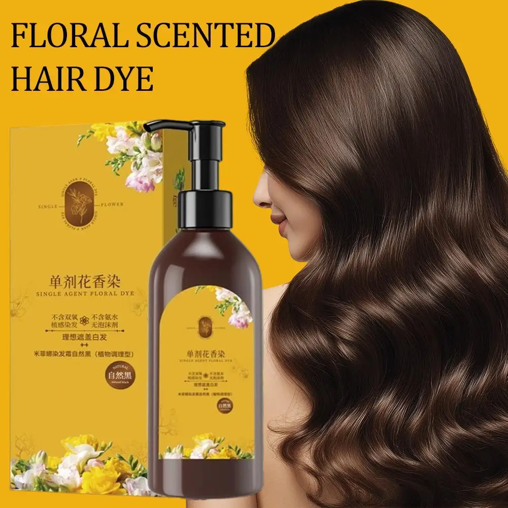 300ml Floral-scented Hair Dye Fast Conceals White Gray Hair Natural Plants Formula Hair Dye Shampoo Nourishing Roots Hair Care
300ml Floral-scented Hair Dye Fast Conceals White Gray Hair Natural Plants Formula Hair Dye Shampoo Nourishing Roots Hair Care