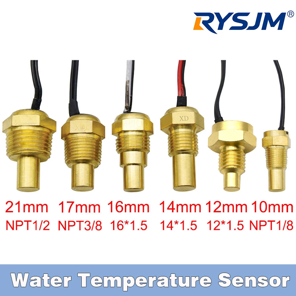1/8 NPT Water Temperature Sensor Temperature Sender Temp Sensor for Car Digital Thermometer Meter Gauge 10MM 12MM 14MM 17MM 21MM
1/8 NPT Water Temperature Sensor Temperature Sender Temp Sensor for Car Digital Thermometer Meter Gauge 10MM 12MM 14MM 17MM 21MM