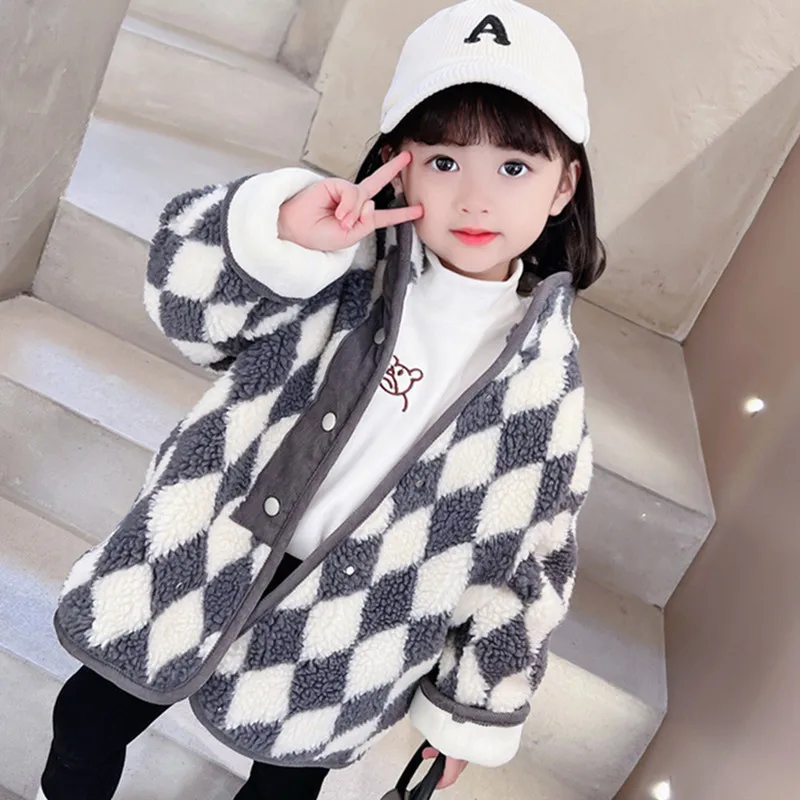 Girls Coat Jacket Cotton Outwear Overcoat 2022 Grey Warm Thicken Plus Velvet Winter Autumn Teenager Children's Clothing
Girls Coat Jacket Cotton Outwear Overcoat 2022 Grey Warm Thicken Plus Velvet Winter Autumn Teenager Children's Clothing