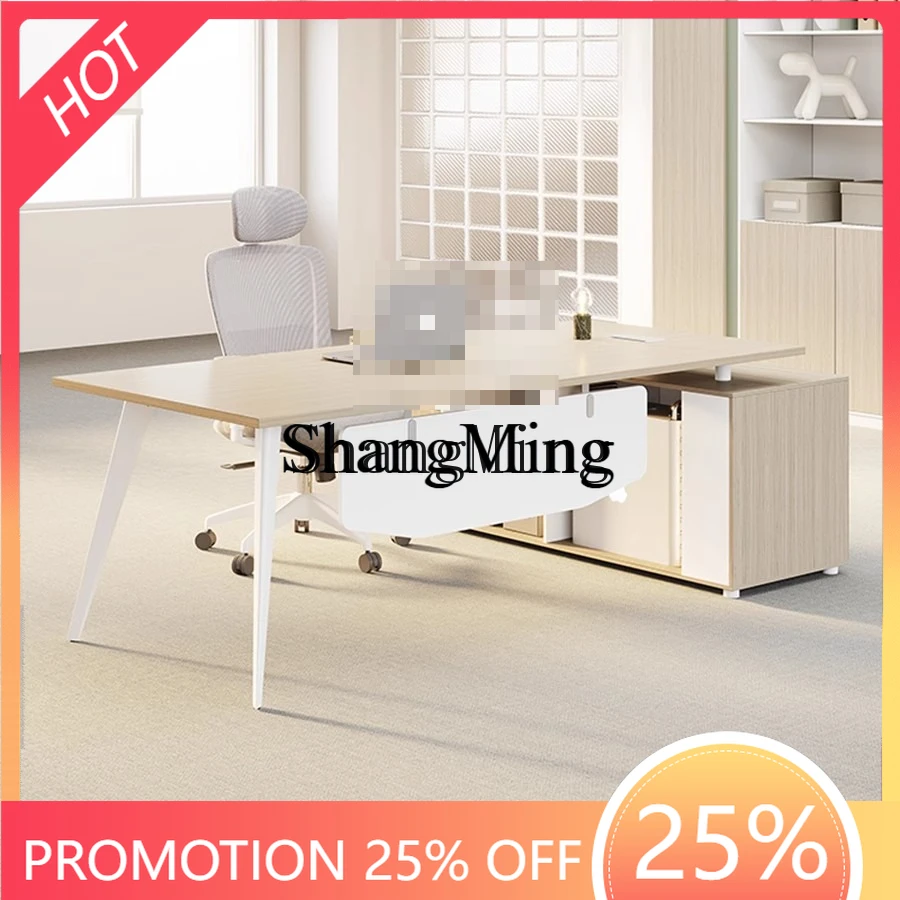 ZYY simple modern desk boss president furniture supervisor table modern office furniture table cabinet combination
ZYY simple modern desk boss president furniture supervisor table modern office furniture table cabinet combination