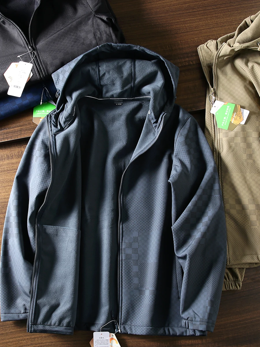 Утепленная флисовая куртка для мужчин: ветрозащитная, водонепроницаемая, осенне-зимняя, повседневная, с капюшоном, софтшелл
Утепленная флисовая куртка для мужчин: ветрозащитная, водонепроницаемая, осенне-зимняя, повседневная, с капюшоном, софтшелл