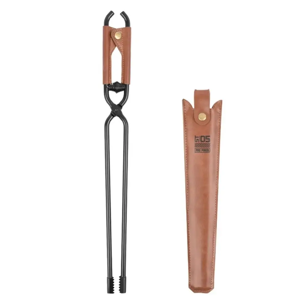 Portable Outdoor Charcoal Clamp Heavy-Duty Leather Handle BBQ Firewood Clip Anti-scald Durable Long Handle Charcoal Pliers
Portable Outdoor Charcoal Clamp Heavy-Duty Leather Handle BBQ Firewood Clip Anti-scald Durable Long Handle Charcoal Pliers