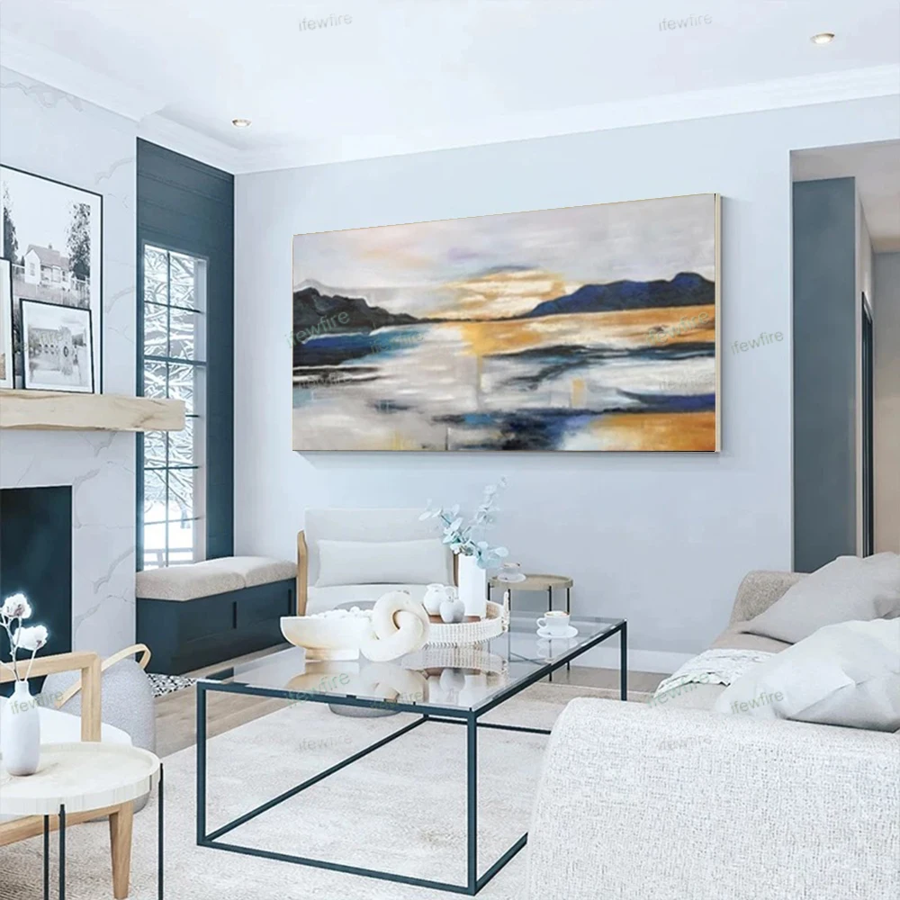 Hand-Painted Nordic Natural Landscape Oil Painting On Canvas Poster Decorative Wall Art Picture For Living Room Bedroom Porch
Hand-Painted Nordic Natural Landscape Oil Painting On Canvas Poster Decorative Wall Art Picture For Living Room Bedroom Porch