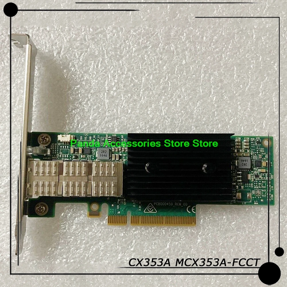 ConnectX-3 Pro FDR IB 40/56GbE Single Port Net-work Card Works Perfectly NIC CX353A MCX353A-FCCT
ConnectX-3 Pro FDR IB 40/56GbE Single Port Net-work Card Works Perfectly NIC CX353A MCX353A-FCCT