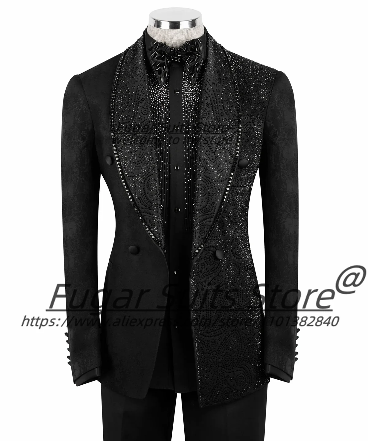 Высококачественные свадебные смокинги для жениха с бриллиантами, приталенные мужские костюмы с шалью и лацканами, мужские костюмы, комплекты из 2 предметов, мужские пиджаки для выпускного вечера, костюм Homme
Высококачественные свадебные смокинги для жениха с бриллиантами, приталенные мужские костюмы с шалью и лацканами, мужские костюмы, комплекты из 2 предметов, мужские пиджаки для выпускного вечера, костюм Homme