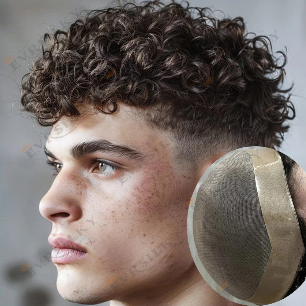 Men's Afro 18mm Curly 100% Natural Human Hair Toupee Blond Capillary Prosthesis 22mm Curl Durable Fine MONO NPU Base Replacement
Men's Afro 18mm Curly 100% Natural Human Hair Toupee Blond Capillary Prosthesis 22mm Curl Durable Fine MONO NPU Base Replacement
