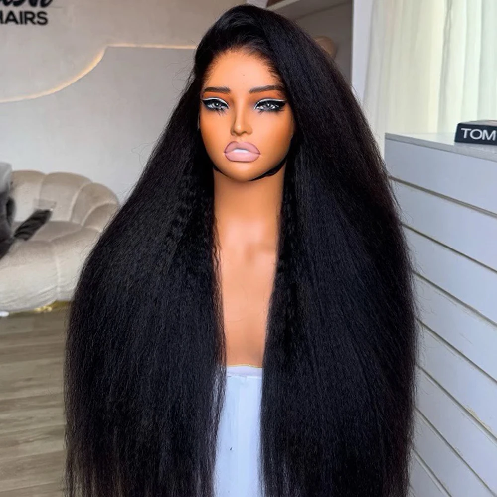 40 Inch 13x4 13x6 HD Lace Front Wig Kinky Straight Human Hair Wigs 250% 360 Full HD Transparent Lace Frontal Wig For Black Women
40 Inch 13x4 13x6 HD Lace Front Wig Kinky Straight Human Hair Wigs 250% 360 Full HD Transparent Lace Frontal Wig For Black Women