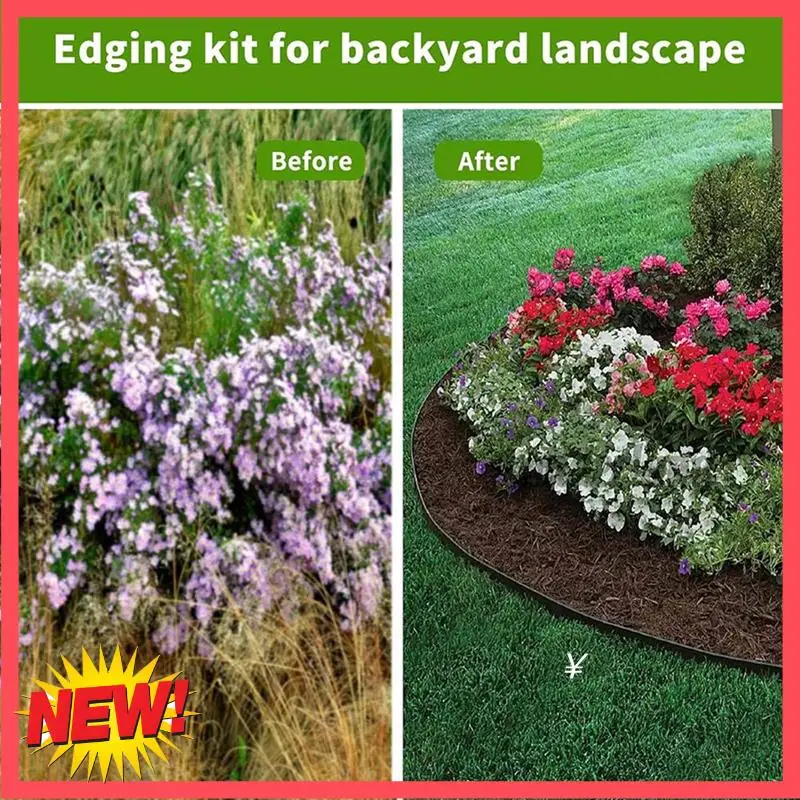 B17C Garden No-Dig Landscape Edging Plastic Landscape Edging Kit Edging Border Edging For Flower Beds And Lawn
B17C Garden No-Dig Landscape Edging Plastic Landscape Edging Kit Edging Border Edging For Flower Beds And Lawn