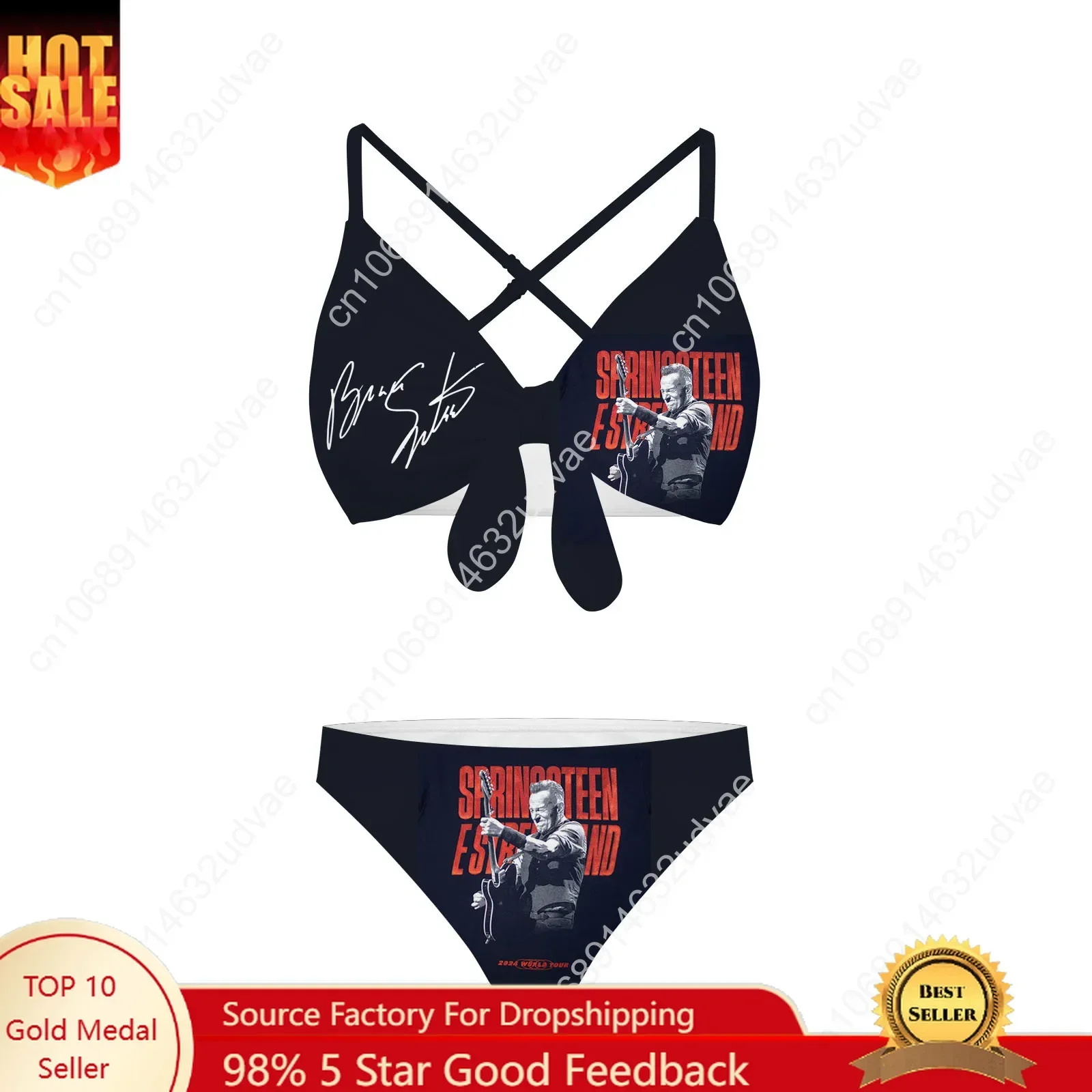 Bruce Springsteen Bathing Suits Cross Strap Suspenders Swimsuits Womens Personalized Bikini Swimwear Customized Beachwear
Bruce Springsteen Bathing Suits Cross Strap Suspenders Swimsuits Womens Personalized Bikini Swimwear Customized Beachwear