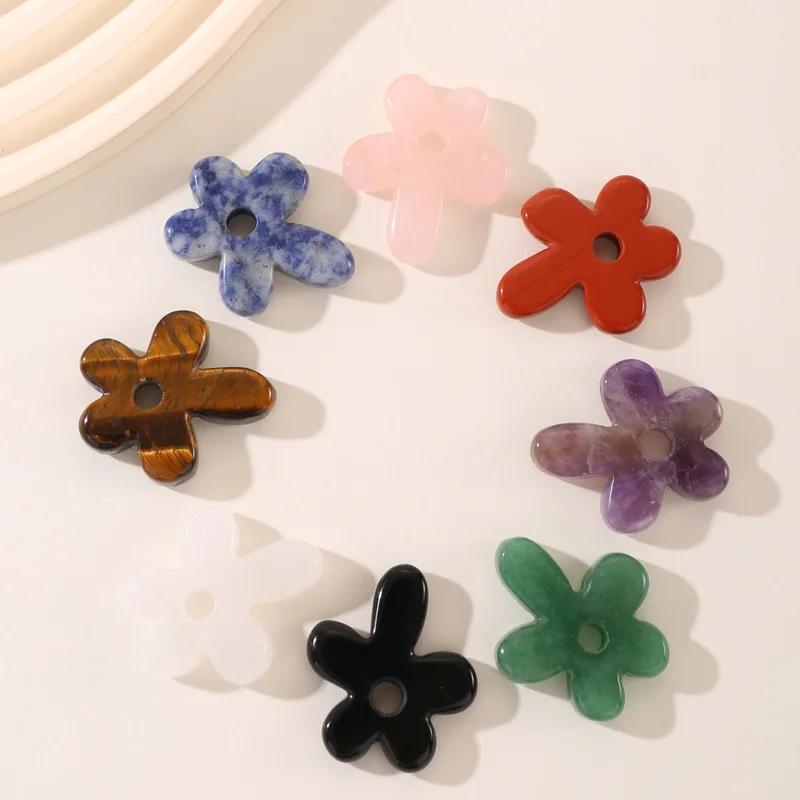 Natural Stone Multi-material Carved Flower Shaped Suitable for Jewelry Making DIY Elegant Bracelet Necklace Earring Crafts
Natural Stone Multi-material Carved Flower Shaped Suitable for Jewelry Making DIY Elegant Bracelet Necklace Earring Crafts