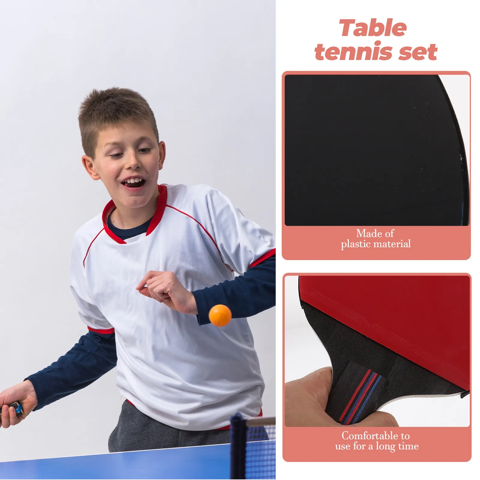 1 Set Professional Table Tennis Kit Durable Table Tennis Racket Pong Rack Bat Racket for Outdoor Player Training (Straight
1 Set Professional Table Tennis Kit Durable Table Tennis Racket Pong Rack Bat Racket for Outdoor Player Training (Straight