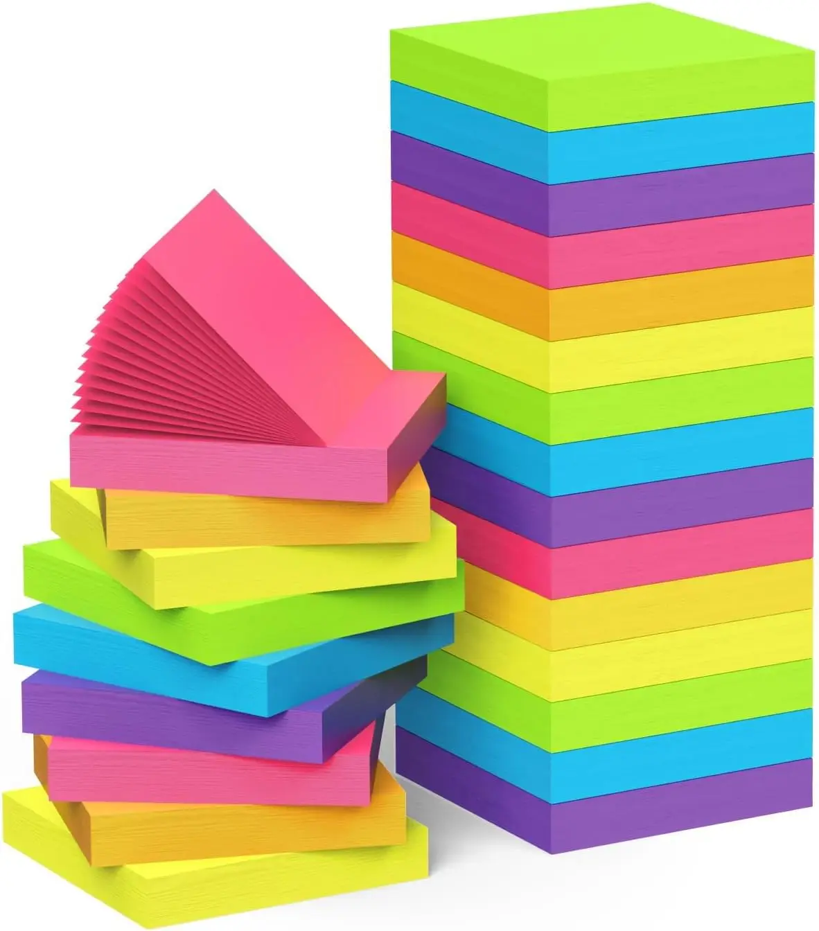 24 Pads Sticky Notes 3x3 Inch with 75 Sheets Each for Office School Home
24 Pads Sticky Notes 3x3 Inch with 75 Sheets Each for Office School Home