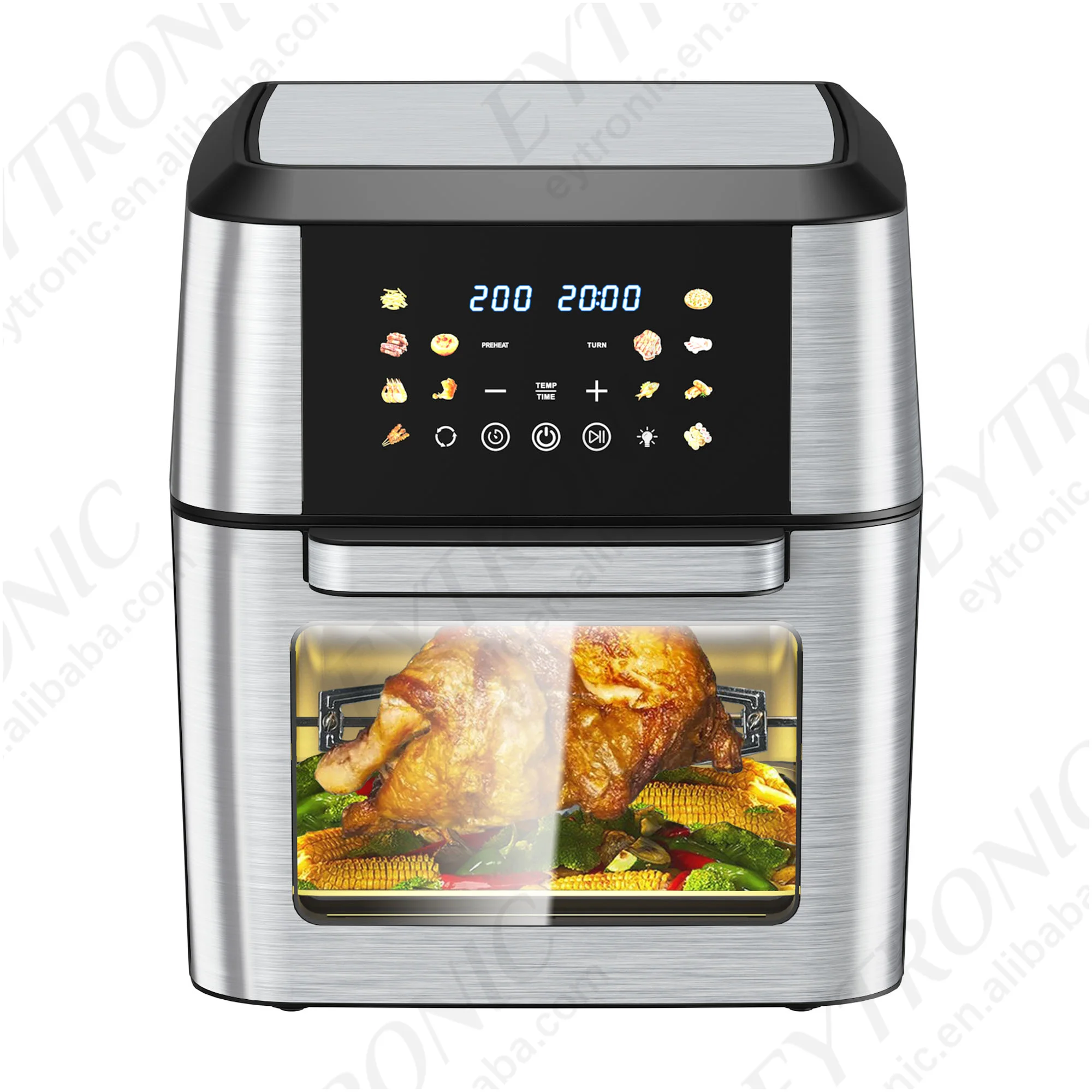 2026 Multi-functional modelHot air Fryer Digital LCD Touch Control Air Fryer Big Capacity 12L 15L Oil Free Air Fryer Oven
2026 Multi-functional modelHot air Fryer Digital LCD Touch Control Air Fryer Big Capacity 12L 15L Oil Free Air Fryer Oven