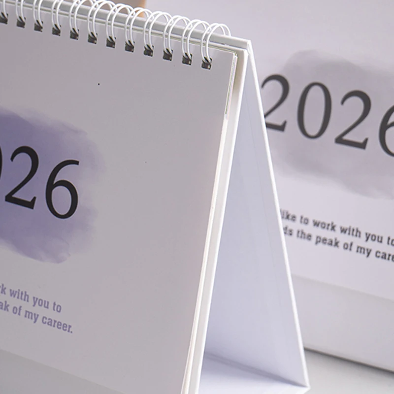 Desktop Decoration Office Stationery 2026 English Version Calendar Gradient Desk Calendar Creative Coil Calendar Planner
Desktop Decoration Office Stationery 2026 English Version Calendar Gradient Desk Calendar Creative Coil Calendar Planner