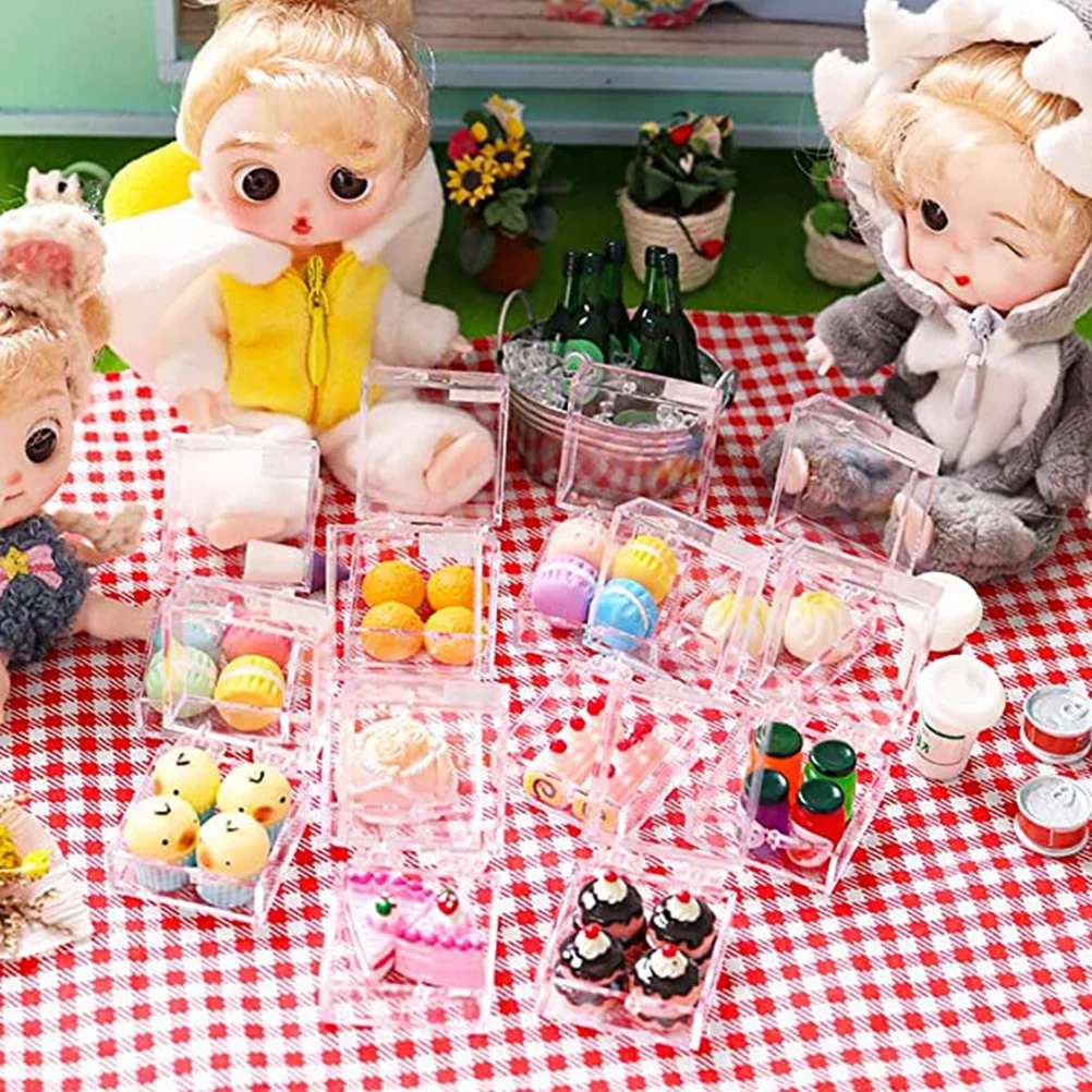 Miniature Food Set Dollhouse Kitchen Baking Accessories Plastic Fake Dessert Miniatures
Miniature Food Set Dollhouse Kitchen Baking Accessories Plastic Fake Dessert Miniatures