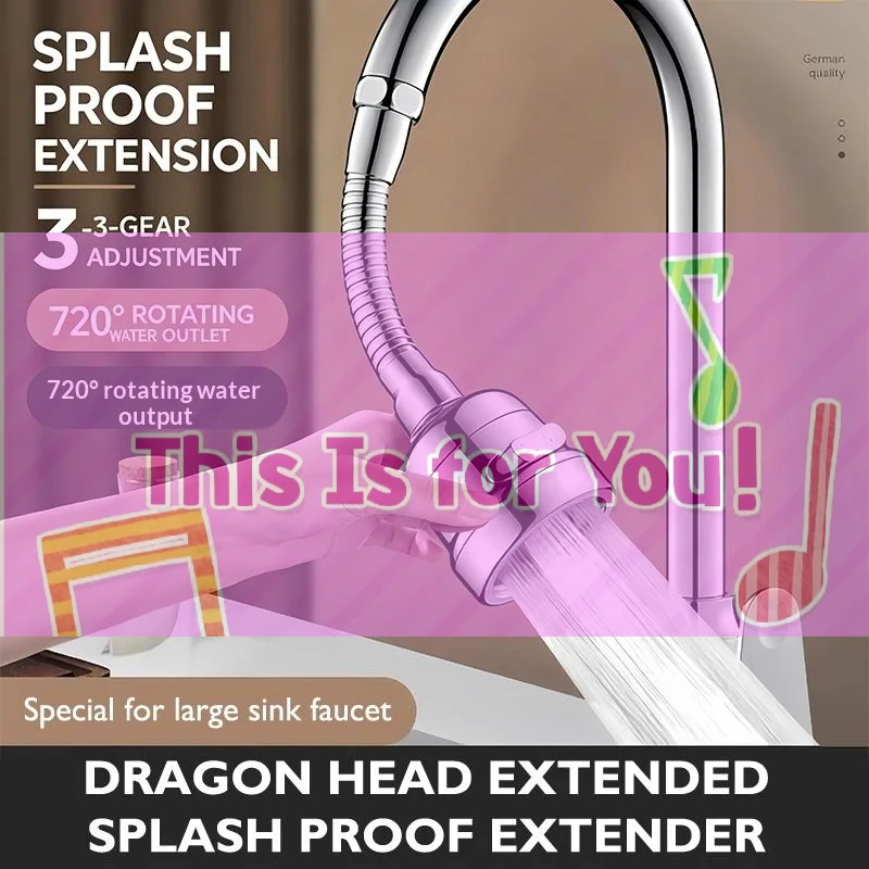 【HMA】2/3 Modes Faucet Filter Adapter 360° Rotating Anti Splash Kitchen Faucet Extender Universal Spray Water Saving Tap Nozzle
【HMA】2/3 Modes Faucet Filter Adapter 360° Rotating Anti Splash Kitchen Faucet Extender Universal Spray Water Saving Tap Nozzle