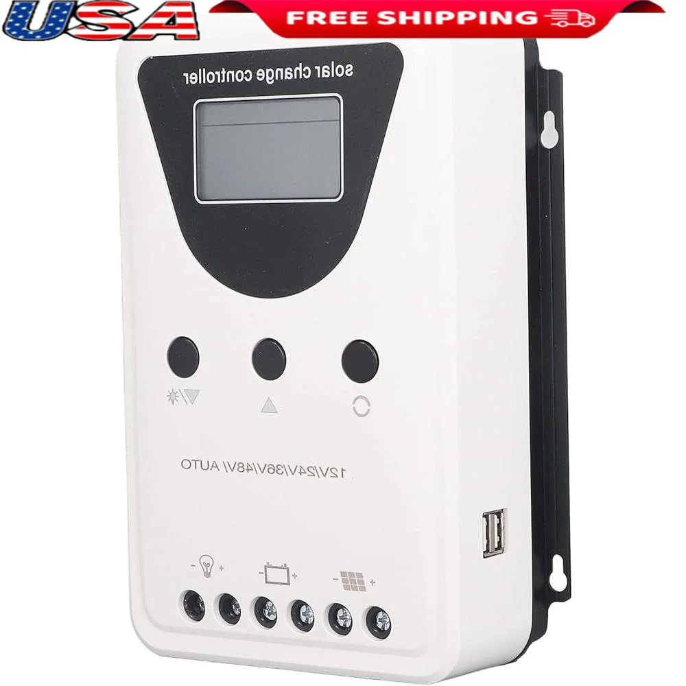 100A MPPT Solar Controller Wide Compatibility Auto Focus Current Tracking LCD Display 4-Stage Charge Regulator
100A MPPT Solar Controller Wide Compatibility Auto Focus Current Tracking LCD Display 4-Stage Charge Regulator