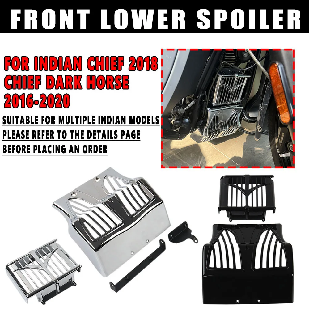 NEW Motorcycle Accessory FOR 2015-23 Indian Bagger Fairing Lower Front Spoiler Air Dam Fairing Mudguard Cove Chrome Or Black
NEW Motorcycle Accessory FOR 2015-23 Indian Bagger Fairing Lower Front Spoiler Air Dam Fairing Mudguard Cove Chrome Or Black