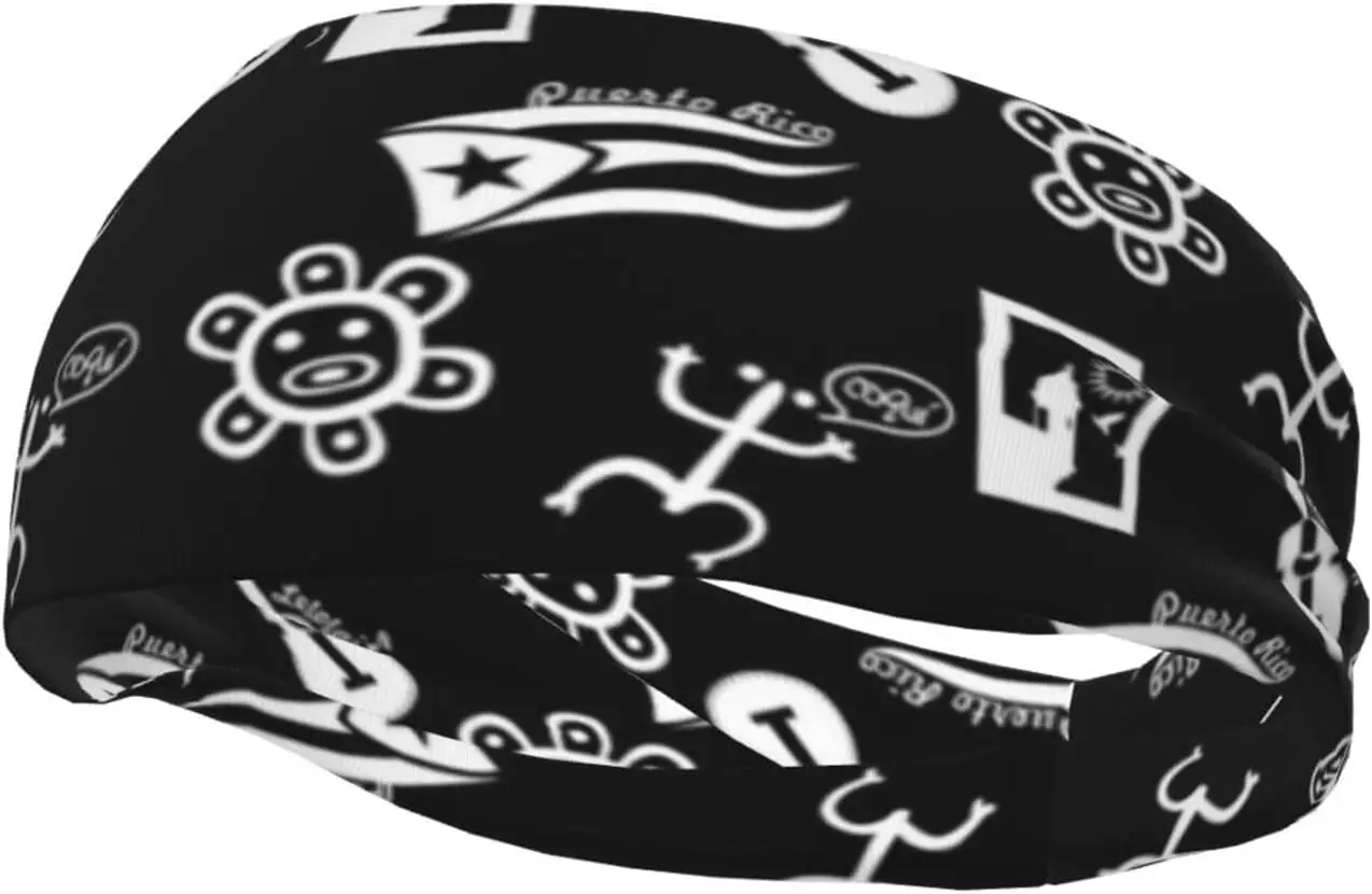 Cute Puerto Rico Flag Running Headbands for Men Women Puerto Rican Sports Sweatbands for Basketball, Yoga, Exercise, Workout
Cute Puerto Rico Flag Running Headbands for Men Women Puerto Rican Sports Sweatbands for Basketball, Yoga, Exercise, Workout