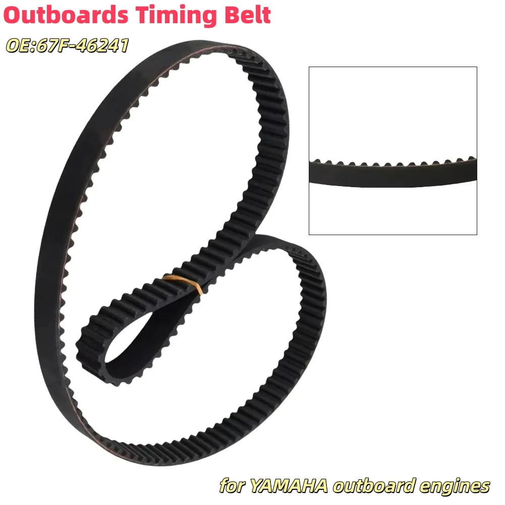 Ремень ГРМ для четырехтактных подвесных двигателей Yamaha, замена для моделей F75 F80 F90 F100 F115 OEM 67F46241 
Ремень ГРМ для четырехтактных подвесных двигателей Yamaha, замена для моделей F75 F80 F90 F100 F115 OEM 67F46241