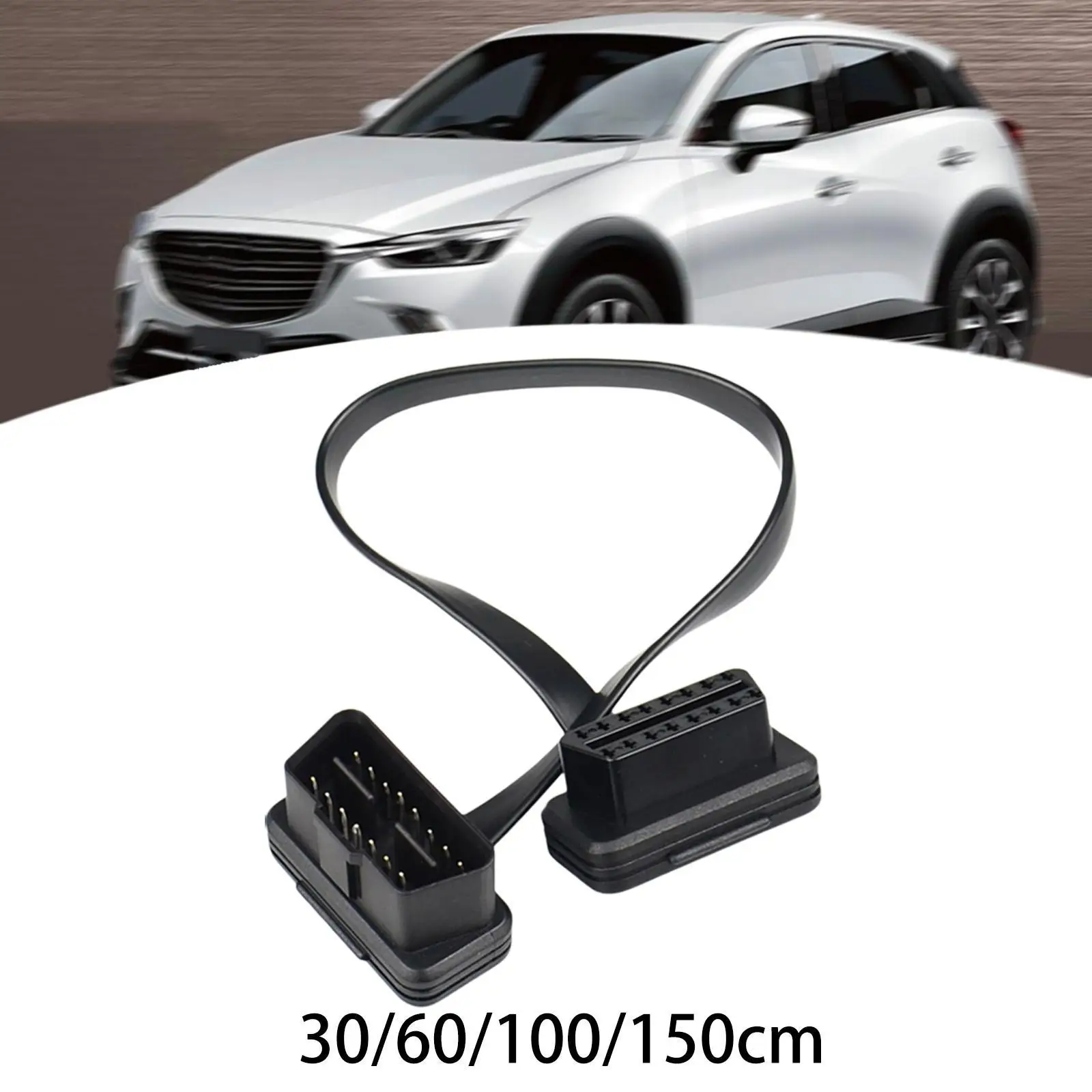 Низкопрофильный удлинительный кабель OBDII для диагностических сканеров кодов считывателей
Низкопрофильный удлинительный кабель OBDII для диагностических сканеров кодов считывателей