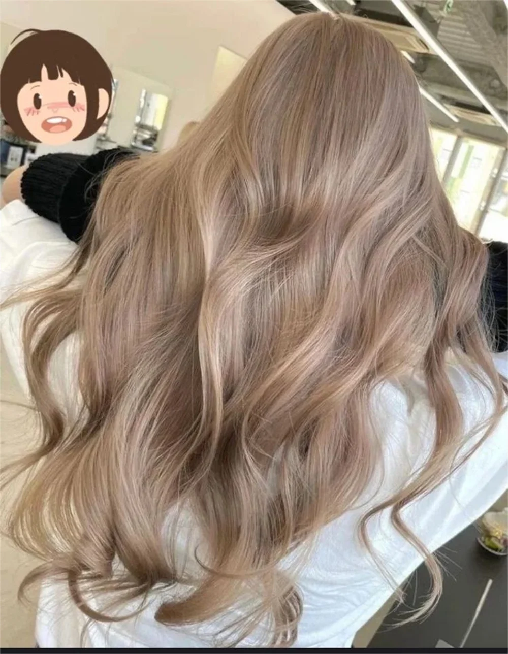 Highlight Brown Lace Front Wigs Long Wave Ash Blonde Colored Wig for Women Heat Resistant 13x4 Synthetic Lace Wig Daily Wear&Go
Highlight Brown Lace Front Wigs Long Wave Ash Blonde Colored Wig for Women Heat Resistant 13x4 Synthetic Lace Wig Daily Wear&Go